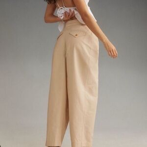Maeve Barrel Leg Trousers